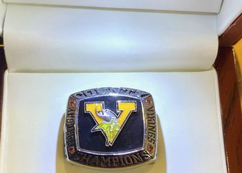 Fort Gay Middle receives rings for winning the Wayne Co. Football Championship