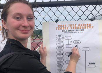 LCHS TENNIS HAS SEVEN QUALIFY FOR STATE AFTER REGION VICTORIES; TOURNAMENT WILL RESUME THURSDAY