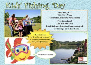 KIDS FISHING DAY AT YATESVILLE LAKE JUNE 3
