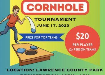 🌽 Calling all cornhole enthusiasts JUNE 17 BY LAWRENCE COUNTY FAIR BOARD!