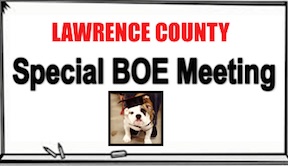 Lawrence County Board of Education  SPECIAL END OF fISCAL YEAR MEETING 