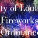 $500 FINE INCLUDED IN LOUISA CITY FIREWORKS ORDINANCE