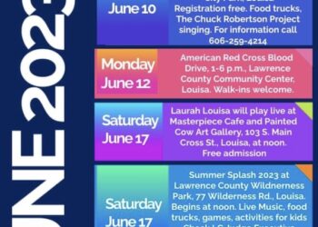 WHAT’S HAPPENING GUIDE FOR JUNE 7-24 IN LAWRENCE CO., KY.