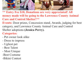 1ST ANNUAL ‘PET PAGEANT’ SCHEDULED FOR JULY 22 IN LOUISA, KY.