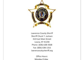 LAWRENCE COUNTY, KY. SHERIFF RELEASES NEW QUARTERLY REPORT DETAILING ALL ACTIONS TAKEN
