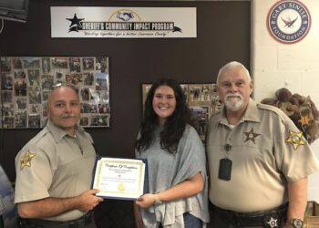 SWORD IS LAWRENCE COUNTY SHERIFF’S OFFICE’S FIRST CRIMINAL JUSTICE INTERN
