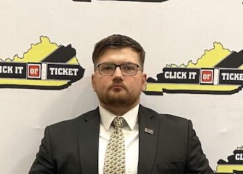 LOUISA COP GETS GOVERNORS OCCUPANT PROTECTION AWARD FOR THIRD STRAIGHT YEAR