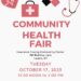 Community Health Fair on Tuesday, October 17, 2023.