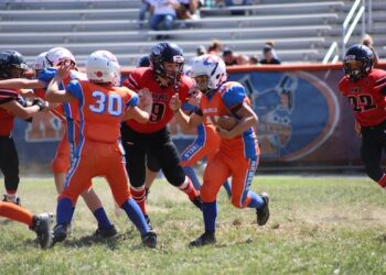 LAWRENCE CO. SWEEPS TOLSIA IN YOUTH LEAGUE FOOTBALL