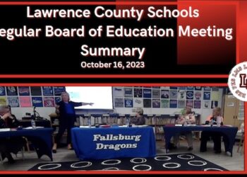 Lawrence County Board Of Education  Regular Meeting @ FALLSBURG ELEMENTARY