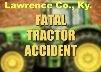 LAWRENCE COUNTY, KY. CORONER: Wednesday evening tractor accident claims one life