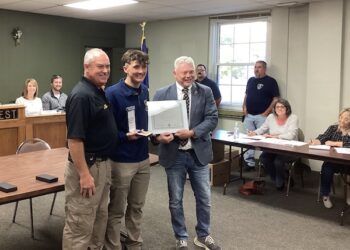 THREE LOUISA FIREFIGHTERS GIVEN AWARD FOR BRAVERY; COUNCIL INCHES FORWARD ON SEWER PLANT
