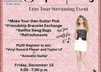 SWIFTIE PARTY set for Lawrence County Library
