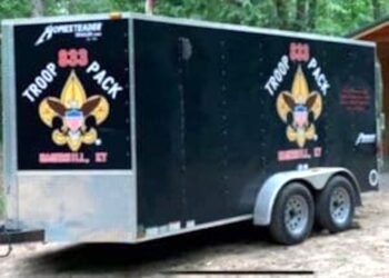 $1,500 REWARD OFFERED! Stolen Johnson County Boy Scout Trailer