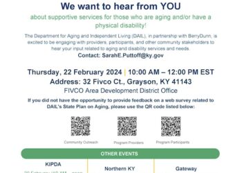 FIVCO HOSTING COMMUNITY FORUMS ON AGING, DISABILITY SERVICES