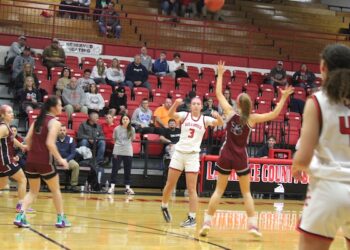 LAWRENCE CO. GIRLS HAVE WON FIVE OUT THEIR LAST SIX GAMES; SENIOR NIGHT TUESDAY