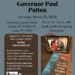 Paul Patton speaking at Lawrence County Library on March 30