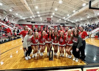 LCHS CHEERLEADERS ‘BACK TO BACK’ DISTRICT CHAMPS