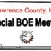 Lawrence County Board of Education Special Meeting March 4, 2024; 6:00 p.m. AGENDA