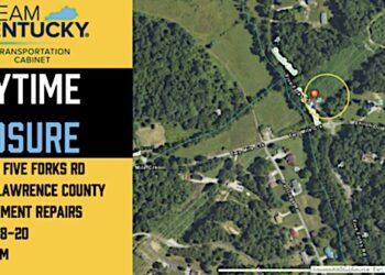 FIVE FORKS TRAFFIC CLOSURE COMING NEXT WEEK MARCH 18 – 20