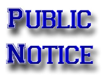 PUBLIC NOTICES ON PROPERTY