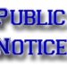 PUBLIC NOTICES ON PROPERTY