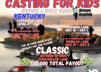 CASTING FOR KIDS COMING TO YATESVILLE LAKE APRIL 27, 28