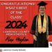 Congratulations to LCHS senior, Alex Hogston, one of 2024 WSAZ’s Best of the Class!