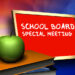 SPECIAL BOE MEETING: COMMUNICATION OF THE PROCESS FOR RECRUITMENT AND APPOINTMENT OF SUPERINTENDENT