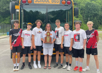 Pikeville, Ky The Lawrence Co. Boys tennis outlast Pikeville 3-2 to win the 15th Region team title at Bob Amos Park