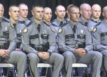 FIVE OF NEW TROOPER GRADUATES TO BE ASSIGNED TO POST 14 IN ASHLAND