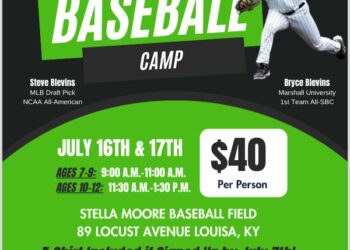 BRYCE BLEVINS TO HOST BASEBALL CAMP IN LOUISA