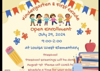 LOUISA KINDERGARTEN AND FIRST GRADE 2024 OPEN ENROLLMENT