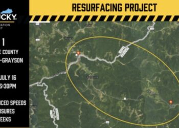 Sealing And Paving Operations Begin This Week On Ky 1 In Lawrence County