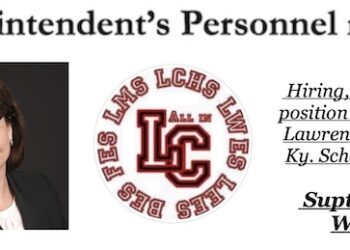 Lawrence Co. Superintendent’s Personnel Action/Update  August 19, 2024