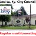 Louisa City Council Regular Meeting Tonite, June 11, 2024 – 6:00PM