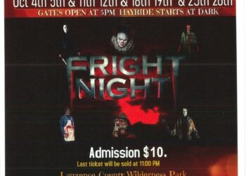 2024 Haunted Hayride Event Flyer