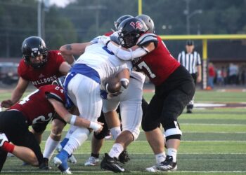 THREE BULLDOGS RUSH FOR OVER 100 YARDS IN VICTORY OVER SHELBY VALLEY