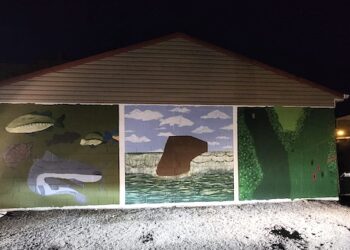 LCHS STUDENTS IMPROVE LOOKS OF LOUISA WITH NEW MURAL