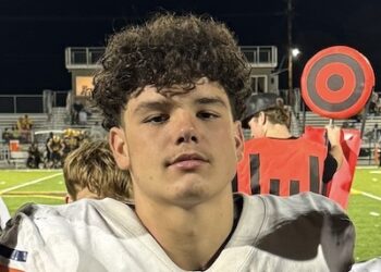 EVANS SCORES FIVE TOUCHDOWNS TO LEAD REBELS TO 41-0 VICTORY OVER VAN