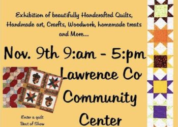 LAWRENCE CO QUILT GUILD PRESENTS CRAFT BAZAAR AND QUILT SHOW