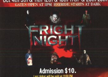 HAUNTED HAYRIDE AND FRIGHT NIGHT BEGINS TONIGHT AT WILDERNESS PARK
