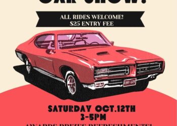 WALNUT GROVE FWB CHURCH CAR SHOW SATURDAY, OCT. 12