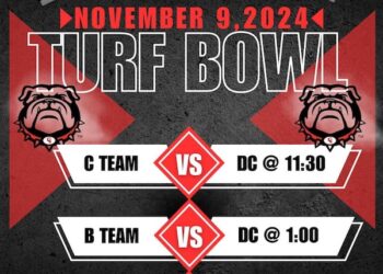 LAWRENCE CO. YOUTH FOOTBALL LEAGUE AIMING FOR THREE TURF BOWL CHAMPIONSHIPS SATURDAY AT MARSHALL